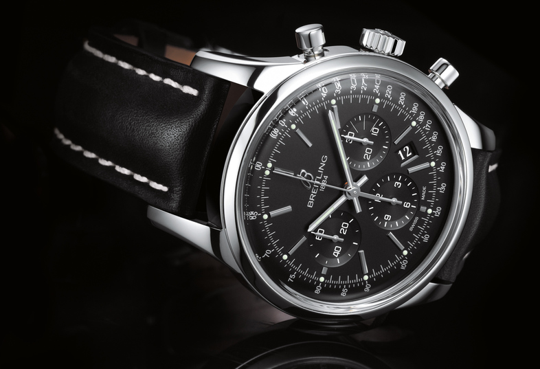 Breitling Transocean Chrongraph Copy Watches With Black Dial